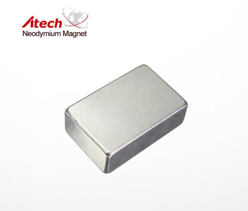 Industrial Magnet 2/3 inch x1/2 inch x1/4 inch N42 Neodymium Block Magnet With Two Countersunks