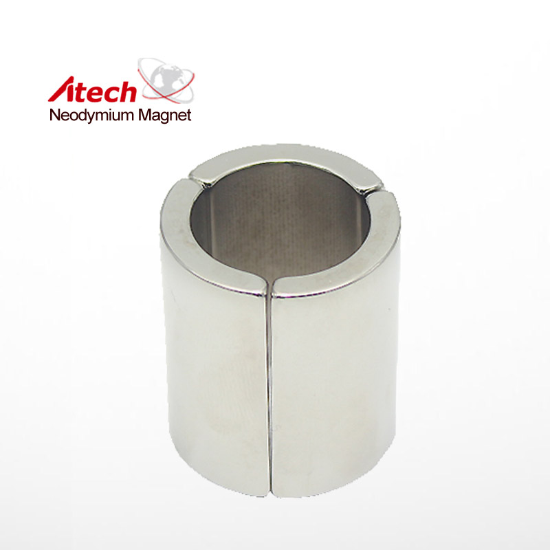 Nickel Coated N42 Neodymium Magnet Arc