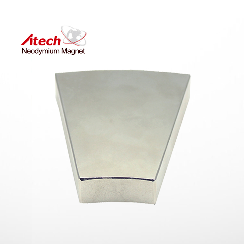 Nickel Coated N33H Neodymium Magnet Segment