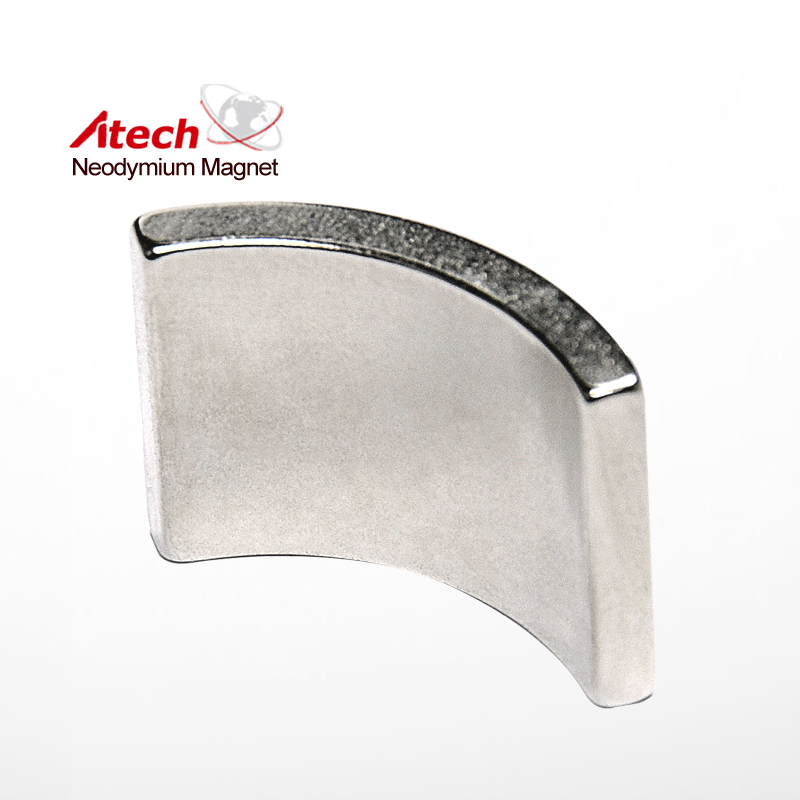 Nickel Coated N45H Neodymium Magnet Arc