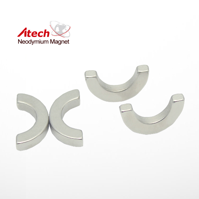 Nickel Coated N33UH Neodymium Magnet Segment