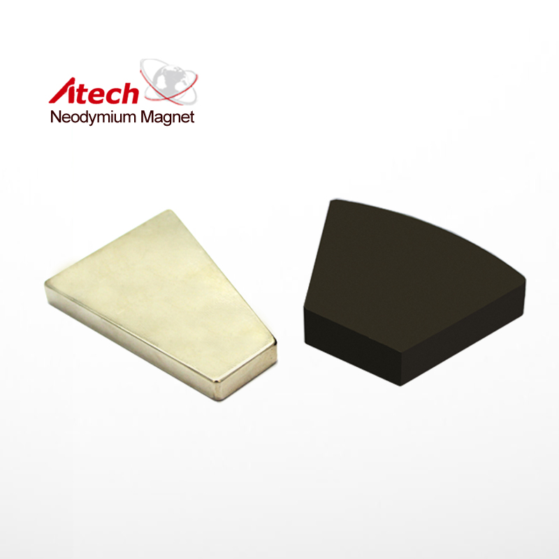 Epoxy Coated N28AH Neodymium Magnet Segment