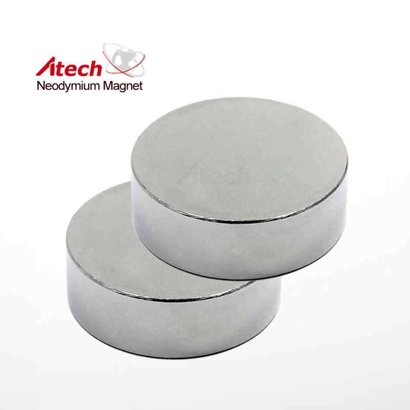 Nickel Coated N38M Neodymium Magnet Disc
