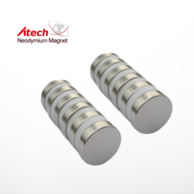 Nickel Coated N48 Neodymium Magnet Disc