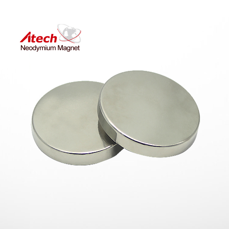 Nickel Coated N50 Neodymium Magnet Disc