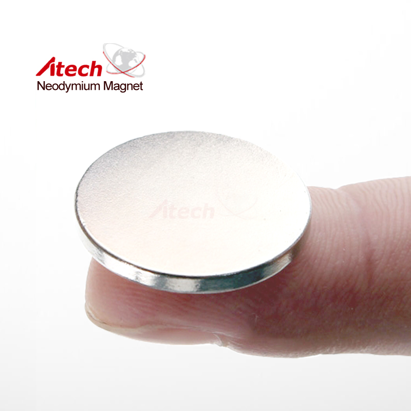 Nickel Coated N33H Neodymium Magnet Disc