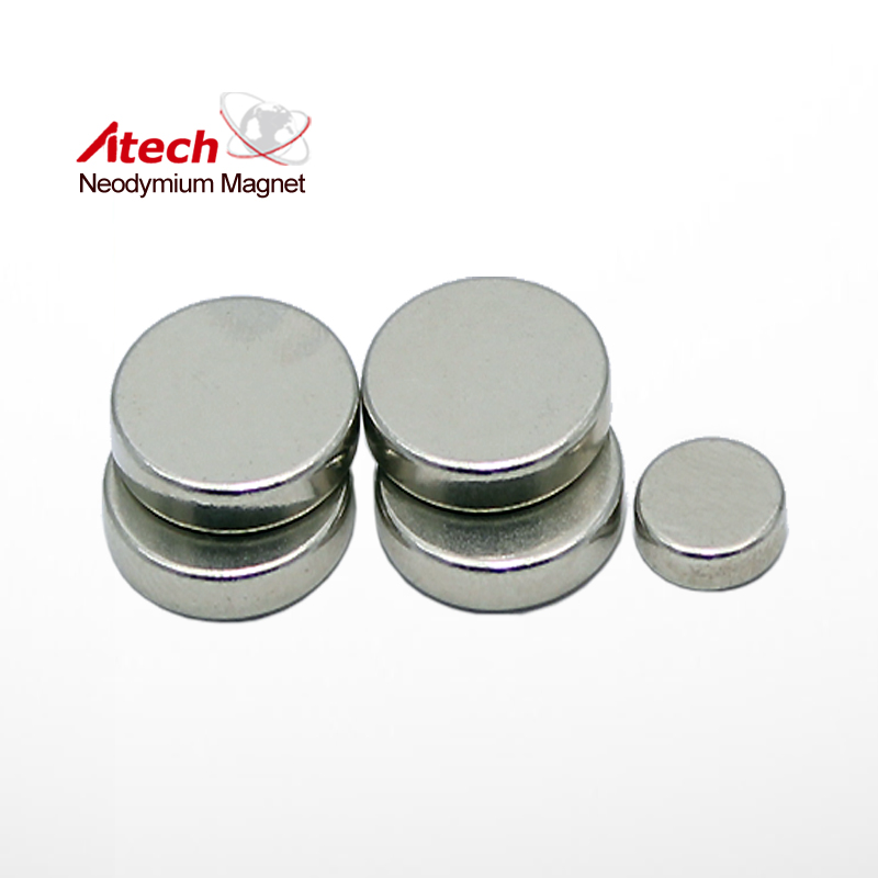 Nickel Coated N42SH Neodymium Magnet Disc